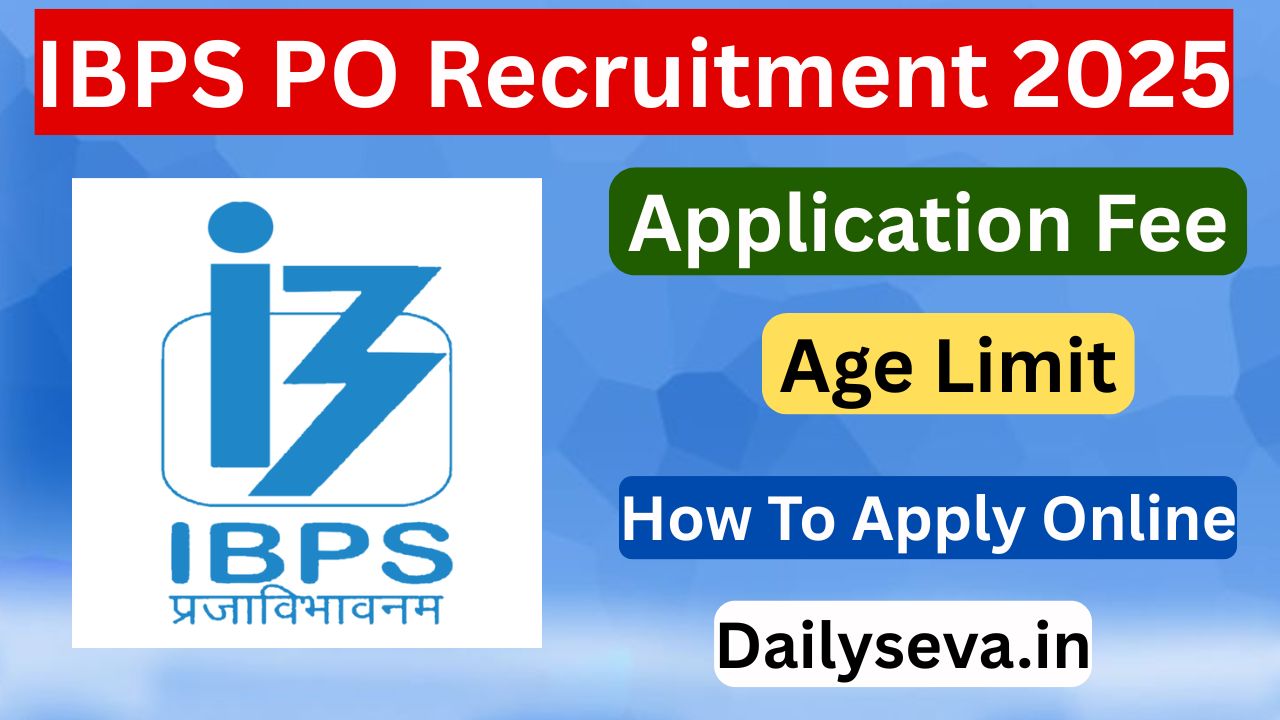 IBPS PO Recruitment 2025 – Apply Now for 5208
